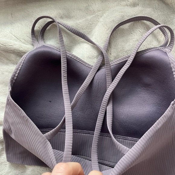 lululemon athletica like a cloud longline ribbed bra - Picture 3 of 5